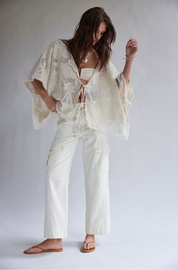 Free People Park Ave Pant Ivory
