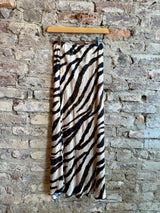 Milio Milano Silky Beige Tiger Skirt