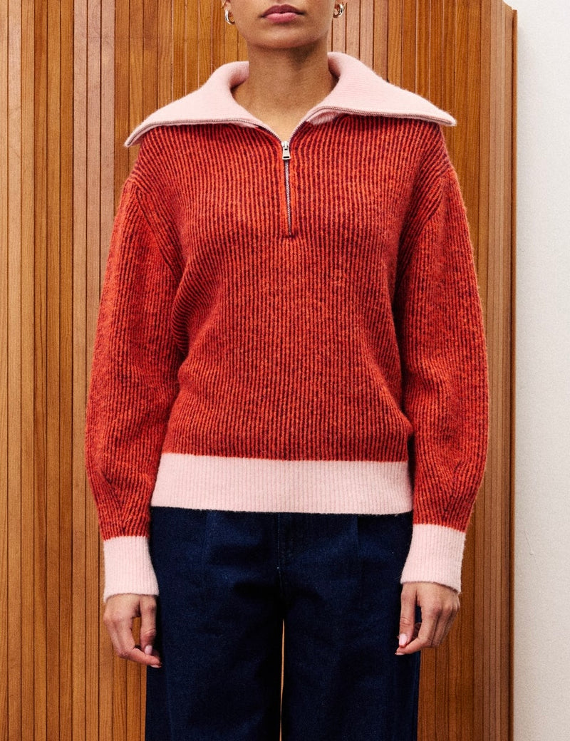 Frnch Paloma Sweater Rouge