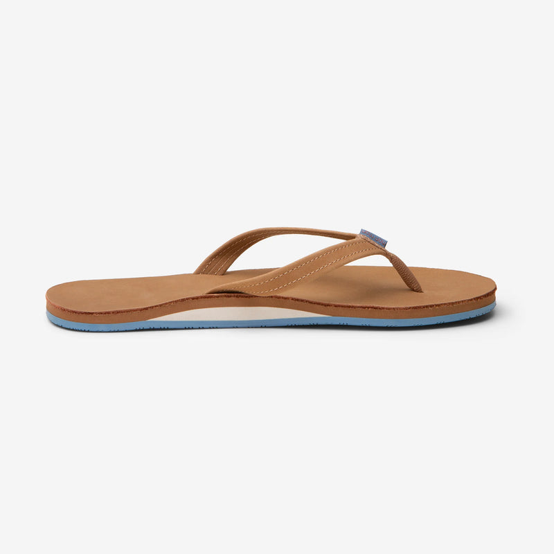 Hari Mari Field's in Tan/Dusty Blue Flip Flops
