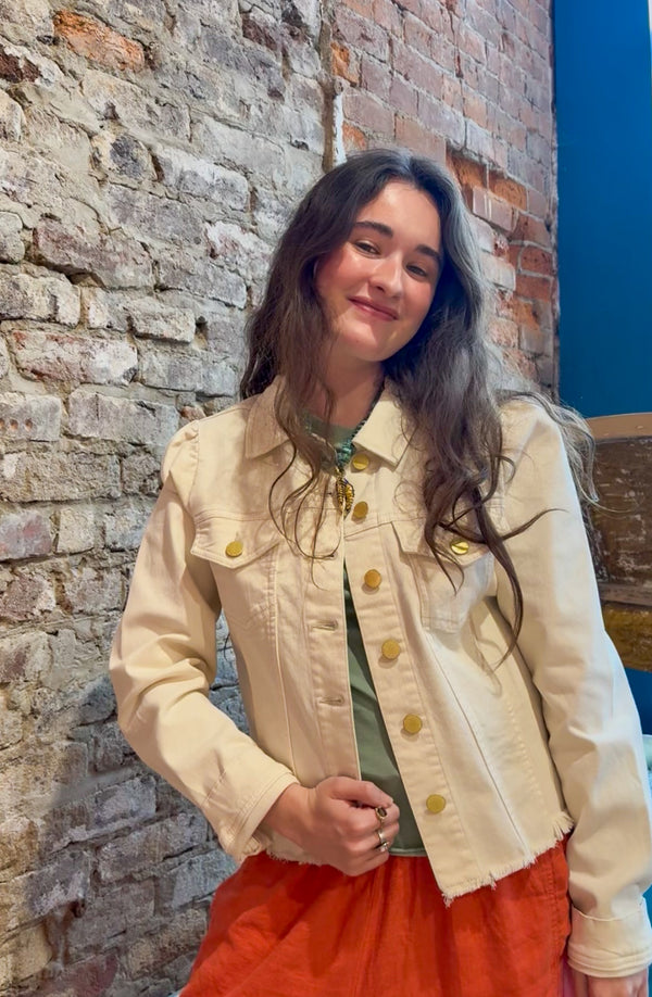 Dear John Roselyn Jacket in Wheat