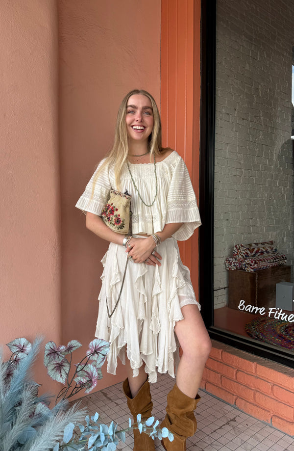 Free People Susanna Flowy Midi Skirt