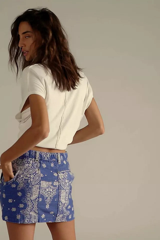 Free People River Canyon Mini Skirt