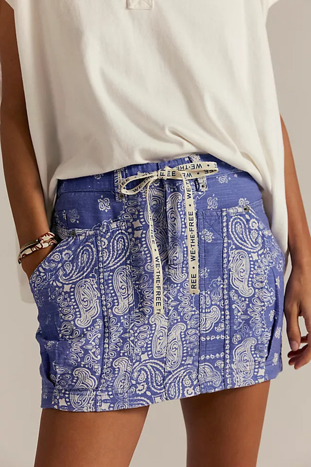 Free People River Canyon Mini Skirt