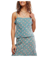 Free People Bali Margot Top Blue