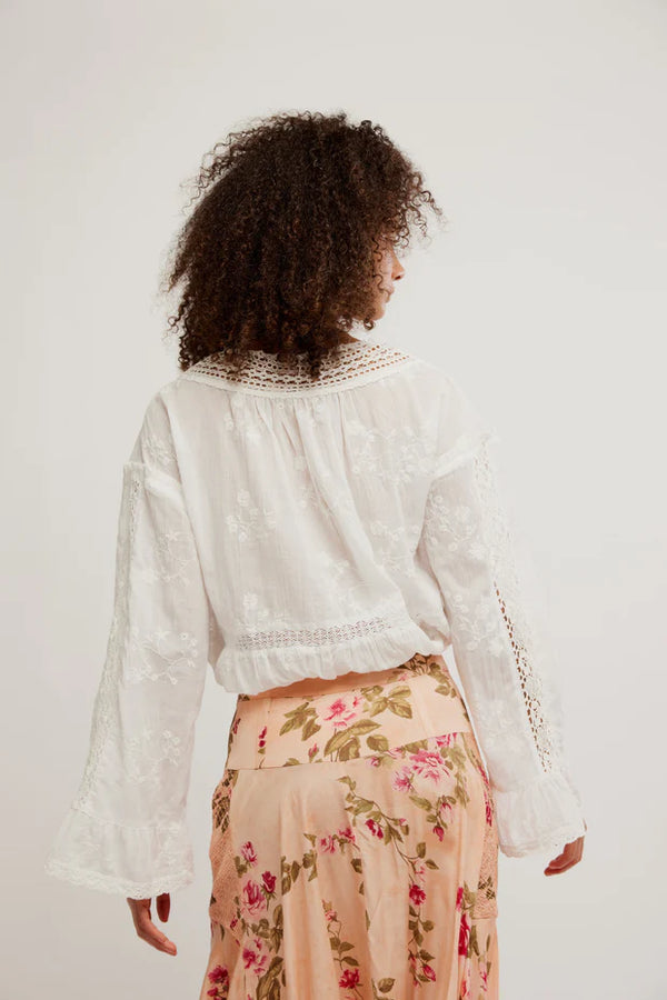 Free People Sweet Love Blouse