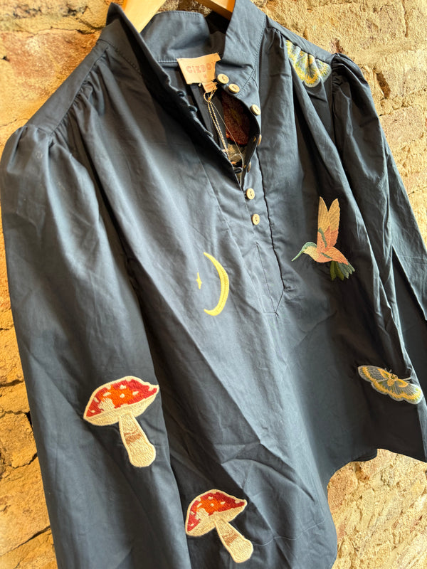 Ciebon Joy's Embroidered Button Up