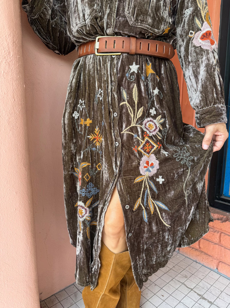 Kyla Seo Nika Velvet Dress