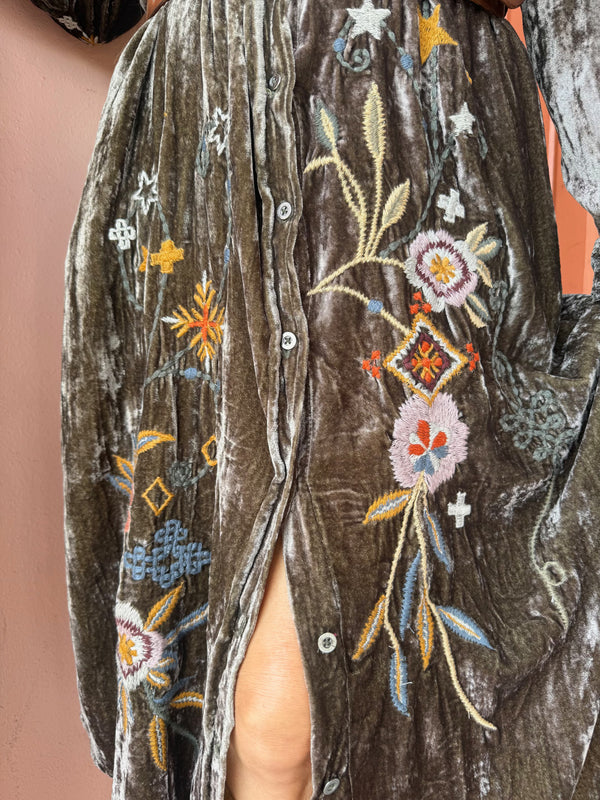 Kyla Seo Nika Velvet Dress