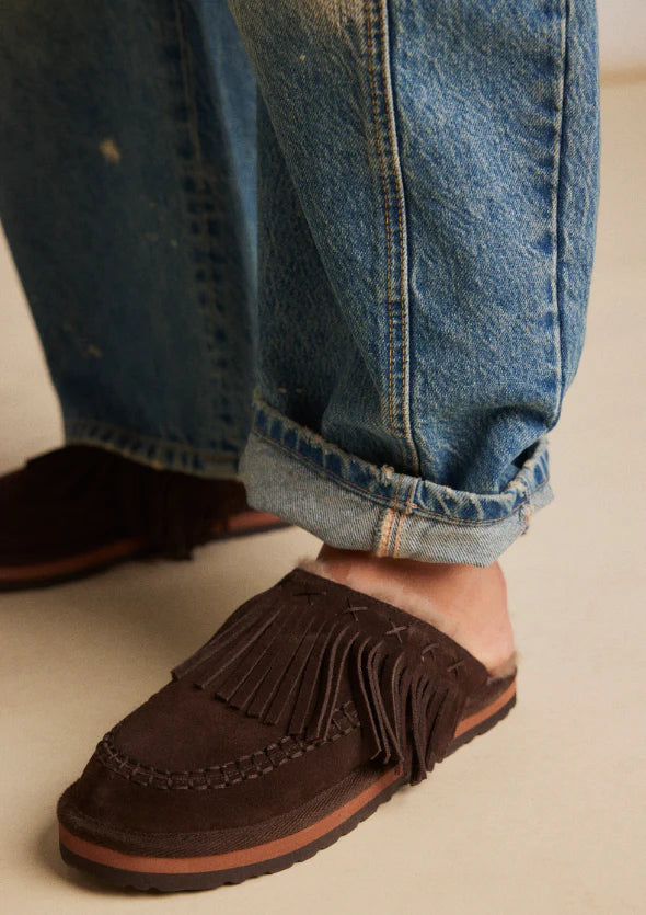 Free People Fallon Fringe Mule