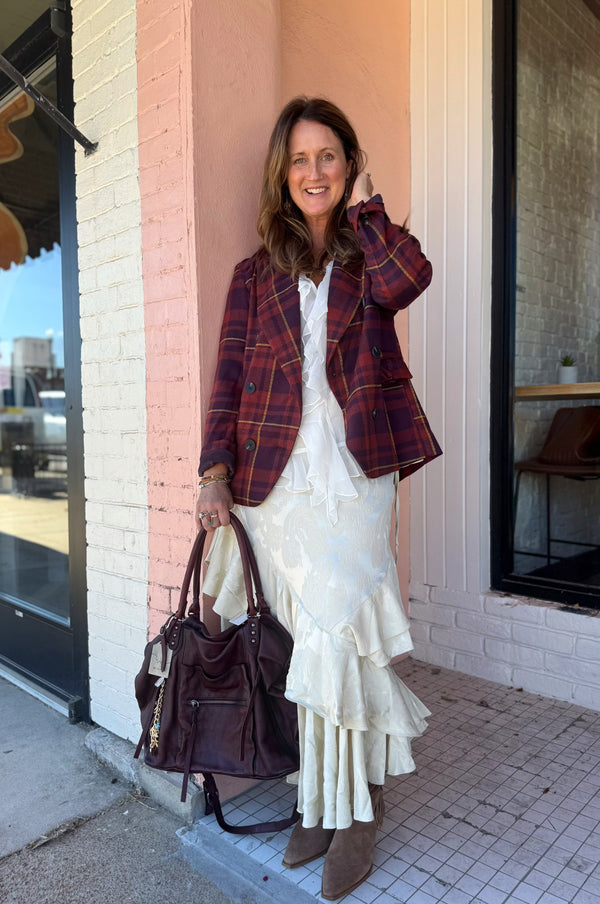 Free People Dean Double Breasted Blazer