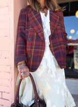 Free People Dean Double Breasted Blazer