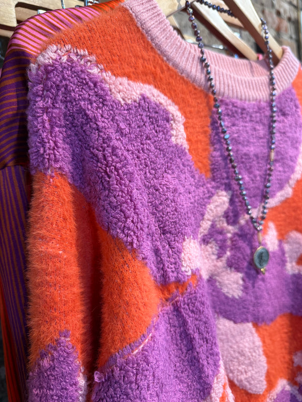 Frnch Ayme Orange Sweater