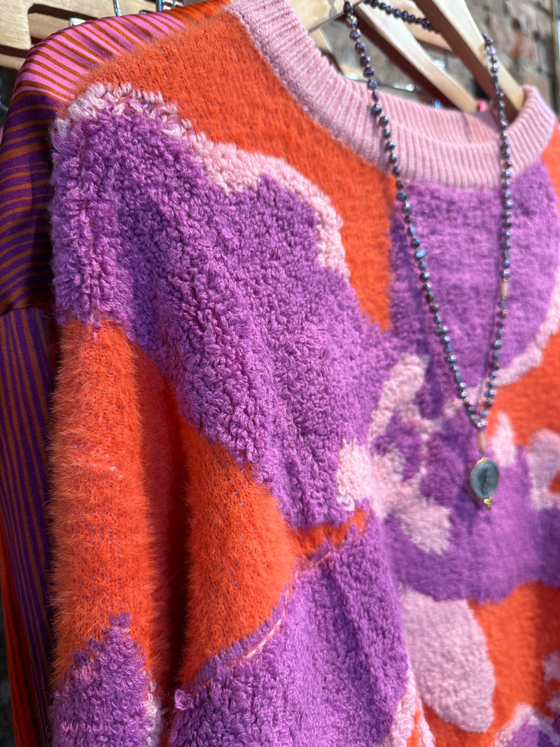 Frnch Ayme Orange Sweater