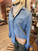 Kyla Seo Mollie Shirt in Rose