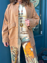 Free People Lemon Denim Jacket