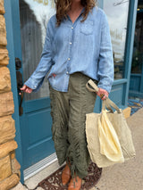 Kyla Seo Mollie Shirt in Rose