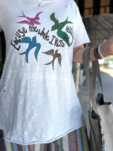 Excuse Me While I Kiss the Sky Vintage Tee