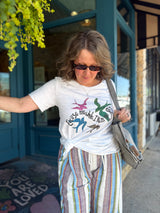 Excuse Me While I Kiss the Sky Vintage Tee