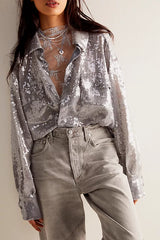 Free People Disco Marg Buttondown