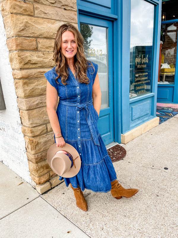 Seven Denim Midi Dress