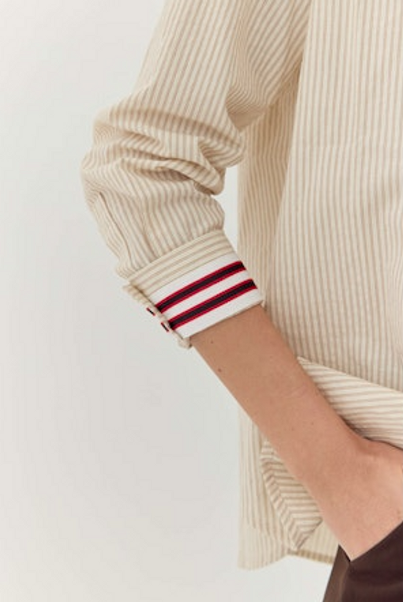 Greta Striped Button Down