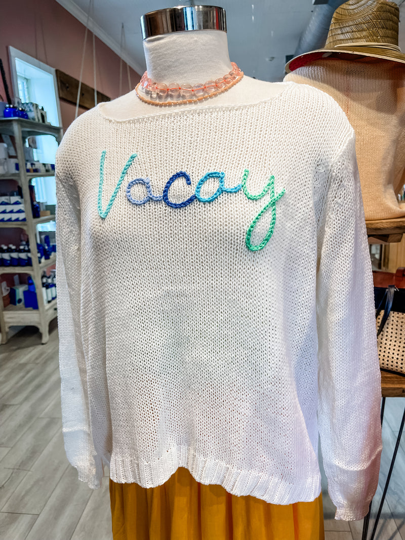 Vacay Crew Sweater