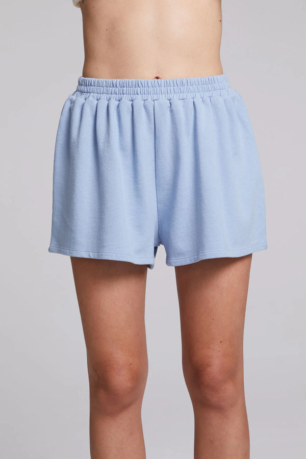 Baby Blue Cotton Shorts