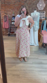 Saltwater Luxe Ivory Tank Midi Dress