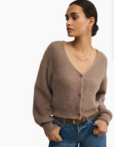Z Supply Sadira Fluffy Cardigan Moonlight