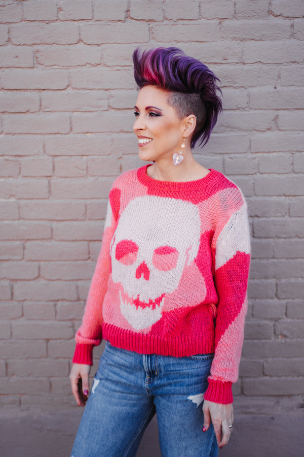 Camo Skull Sweater