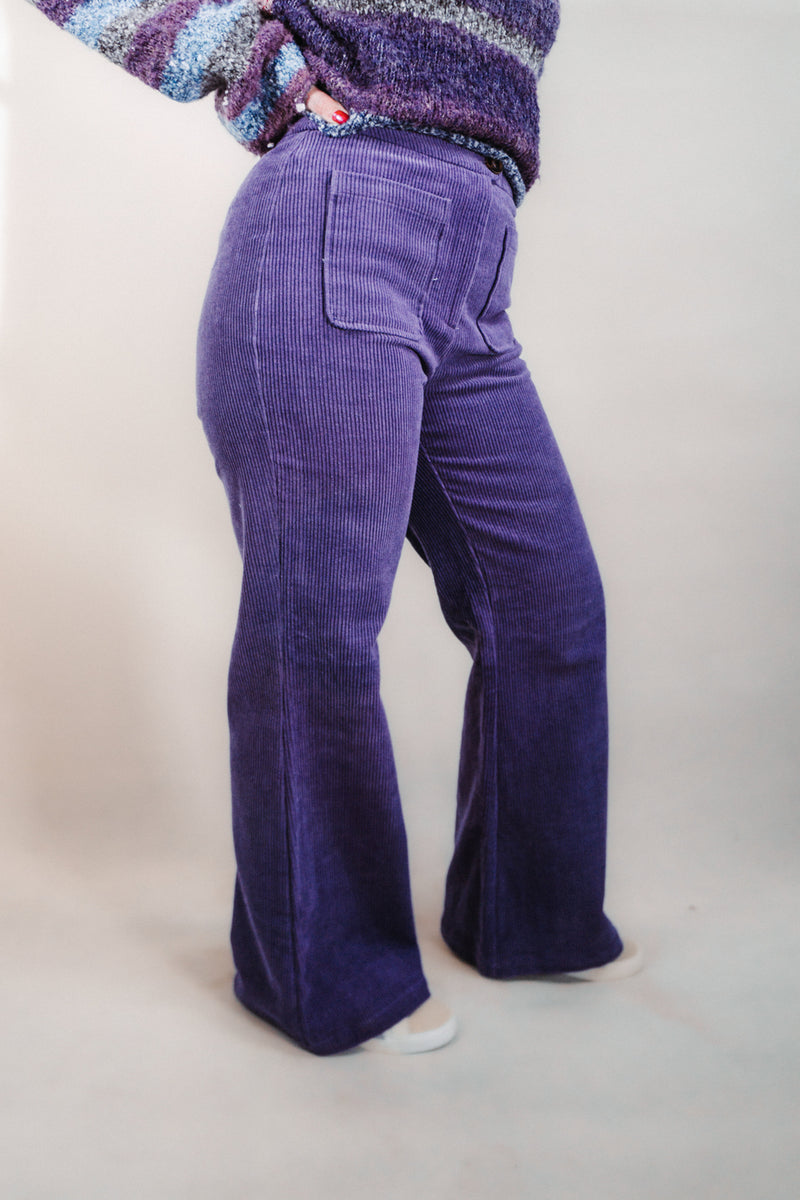 Purple Corduroy Pant's