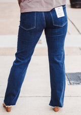 Maria Slit Organic Blue Jean