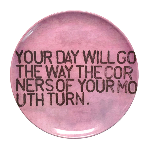 YOUR DAY WILL GO PLATES SET OF 4