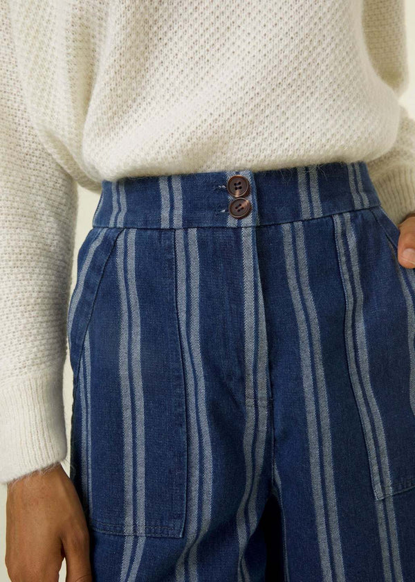Pelly Blue Pinstripe Jean