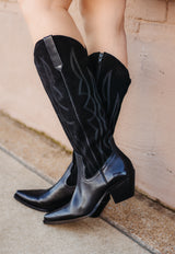 Alpine Black Leather Boot