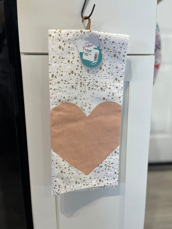 HEART TEA TOWEL