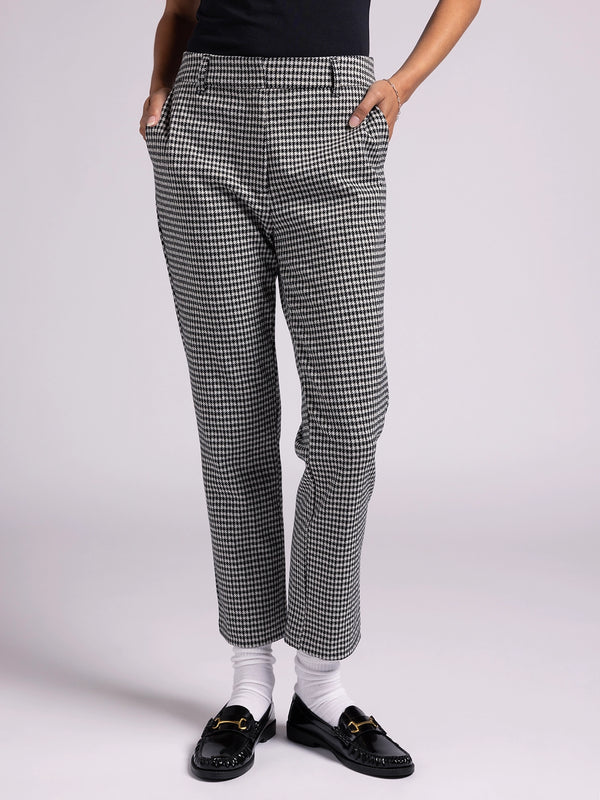 Cecile Houndstooth Pant